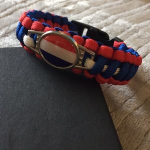FIFA France National Flag Rope Woven Bracelet/New